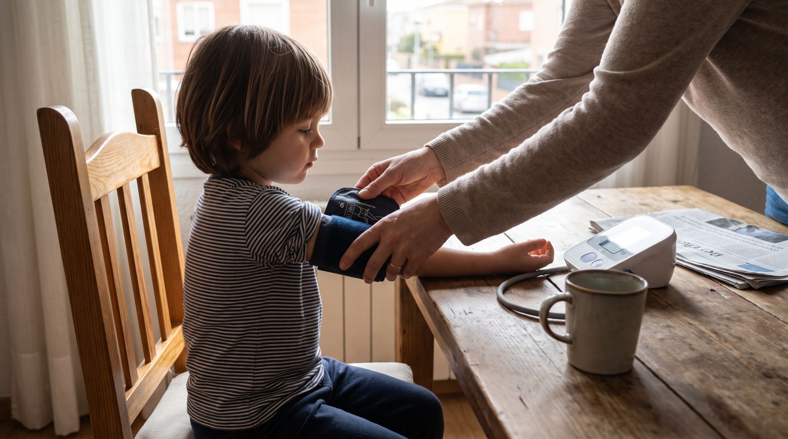 Cómo se mide bien la tensión a un niño